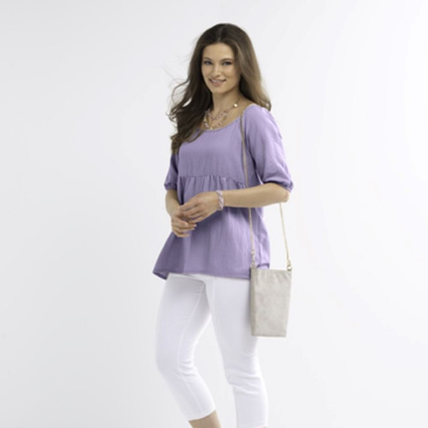 Back Tie Baby Doll Top