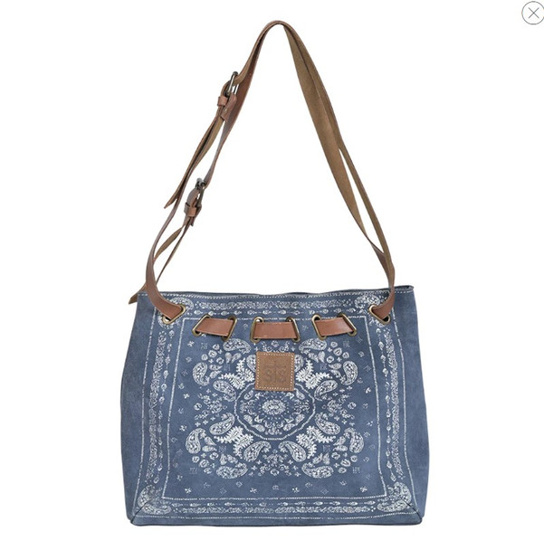 Blue Bandana Sierra Purse
