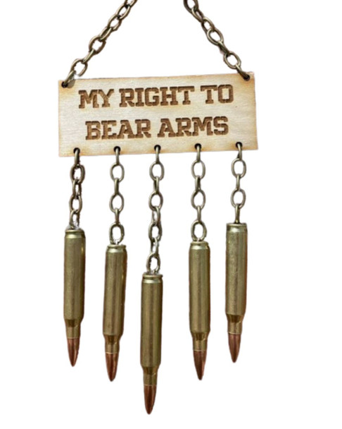 My Right To Bear Arms Bullet Ornament