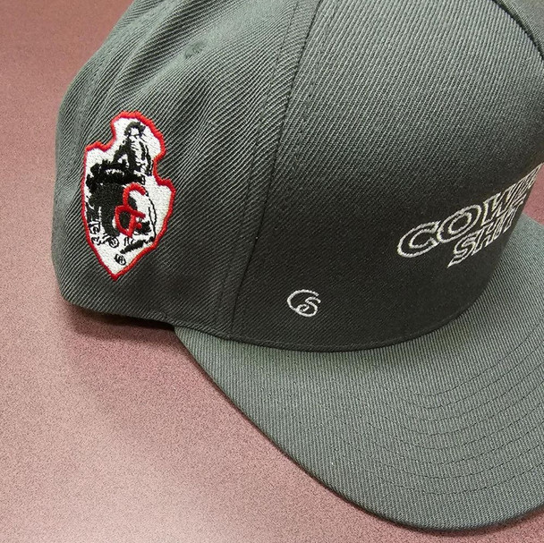 Gray Cowboy Sh*t Flat Bill Hat