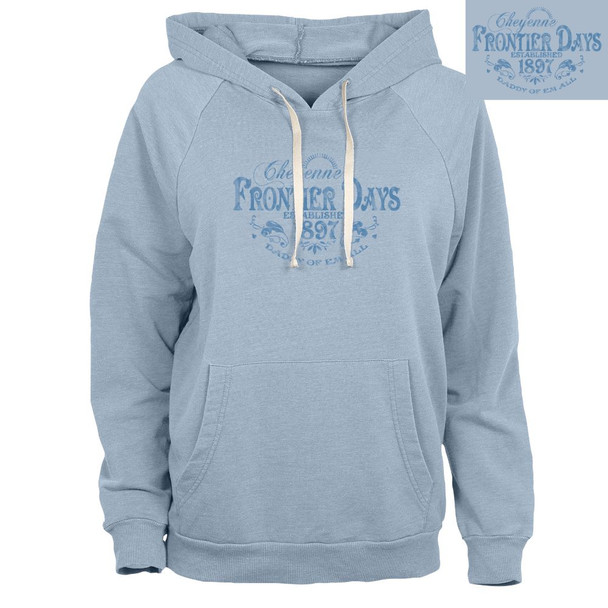 Fog Blue Frontier Days Hoodie