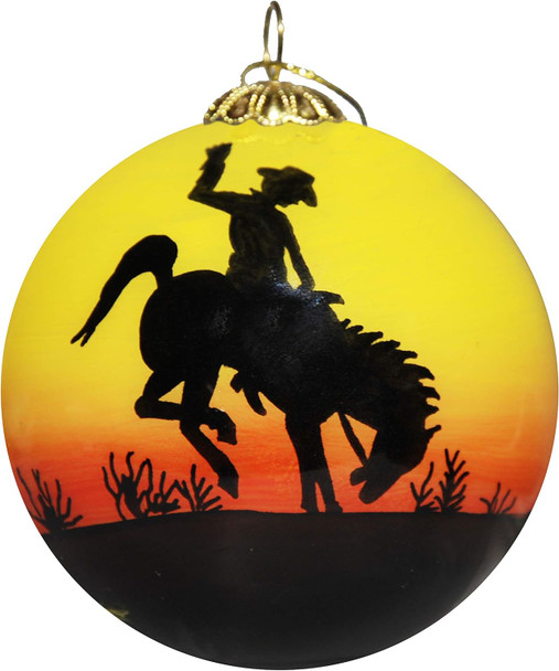 Wyoming Sunset Ornament