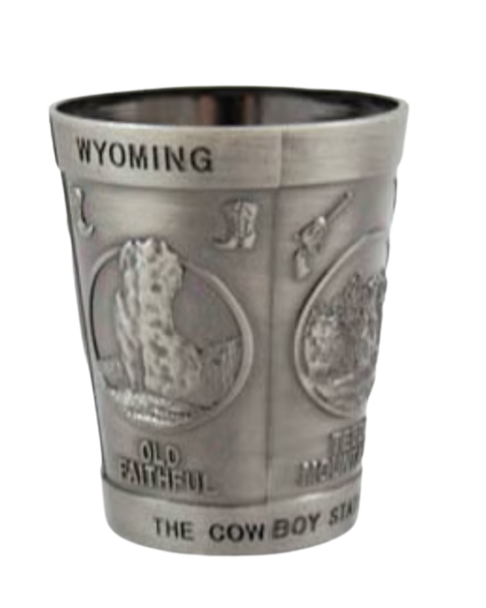 Wyoming Pewter Shot Glass