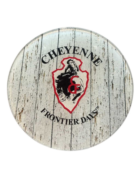 Round Cheyenne Glass Cutting Board