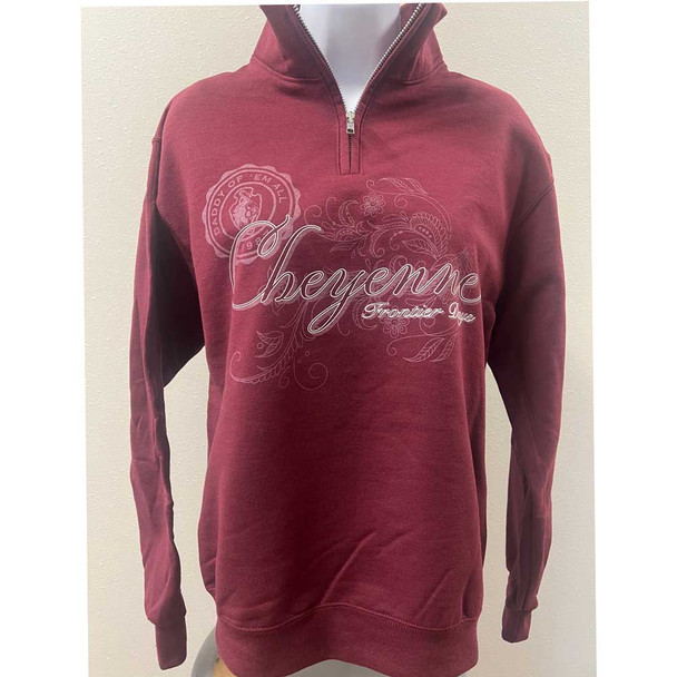 Maroon Frontier Days Quarter Zip