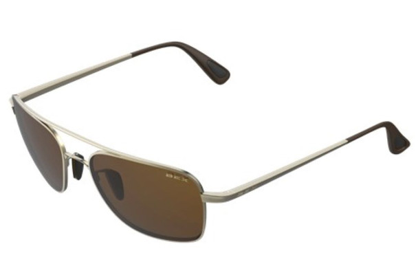 Mach Matte Brown & Gold Sunglasses
