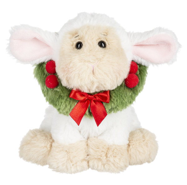Yuletide Wreath Animal Figurine