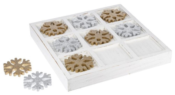 Snowflake "Tic-Tac-Snow" Tabletop Board