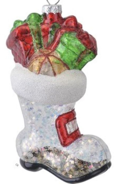 Santa Boot  Ornament