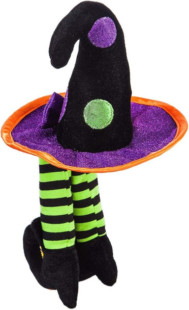 Witch Tabletop Decoration with Dangling Legs