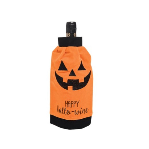 Happy Hallo-wine Wine Bottle Cover