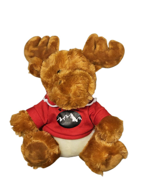 Plush Moose with Wyoming Hoodie