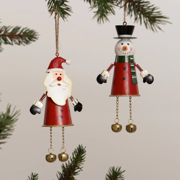Metal Christmas Character Ornament