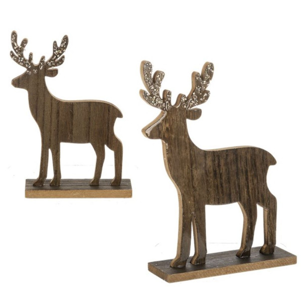 Glitter Reindeer Figurine