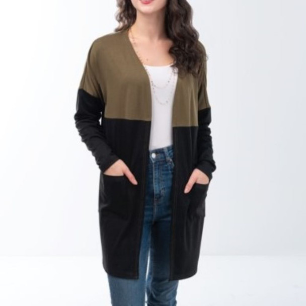 Colorblock Cardigan