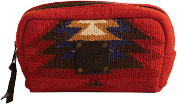 Crimson Sun Cosmetic Bag