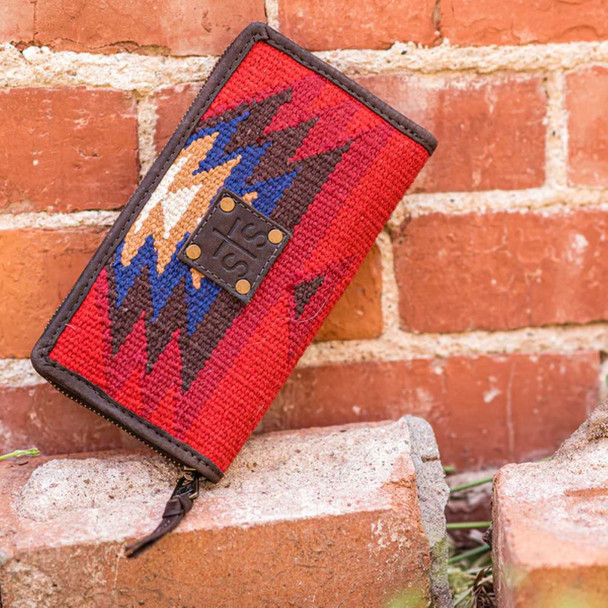 Crimson Sun Bifold Wallet