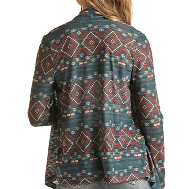 Printed Cardigan