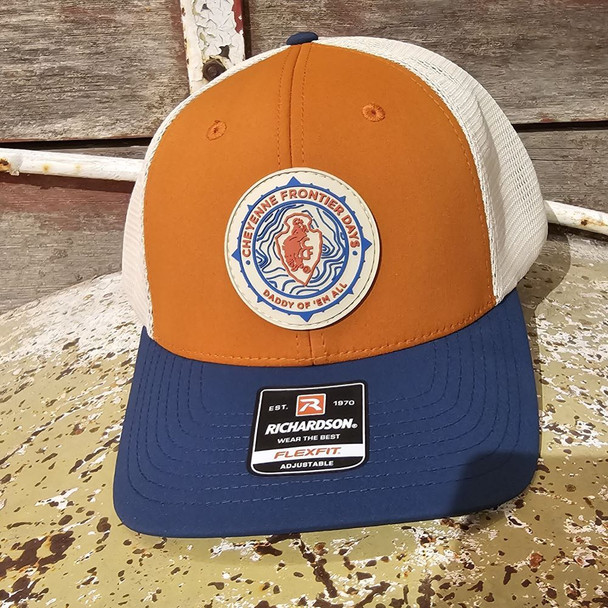 Orange Arrowhead Trucker Hat