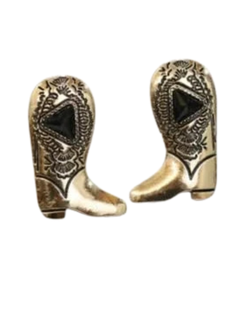 Black and Gold The Franklin Earrings
