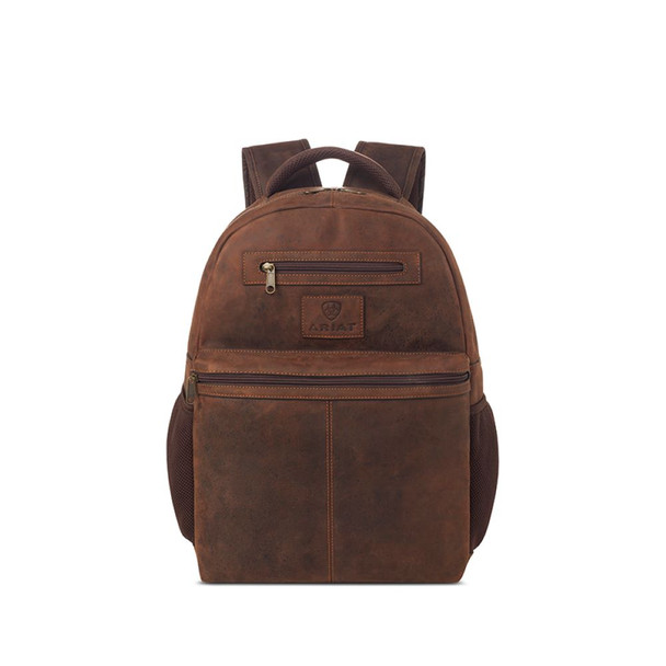 Brown Leather Backpack