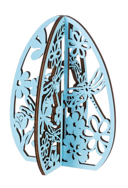 Laser Cut Egg Figurines