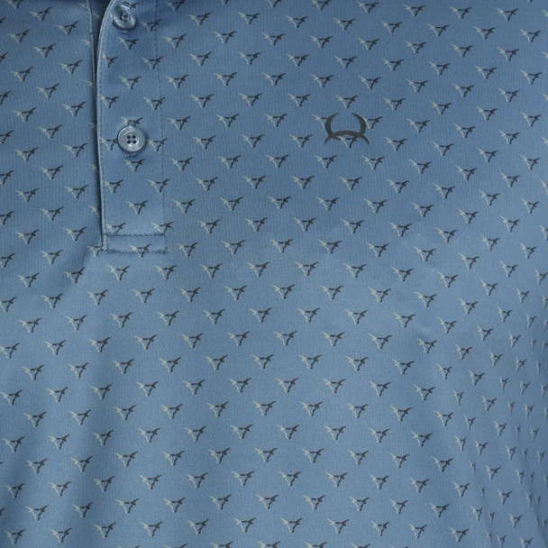 Blue Steerhead ArenaFlex Polo