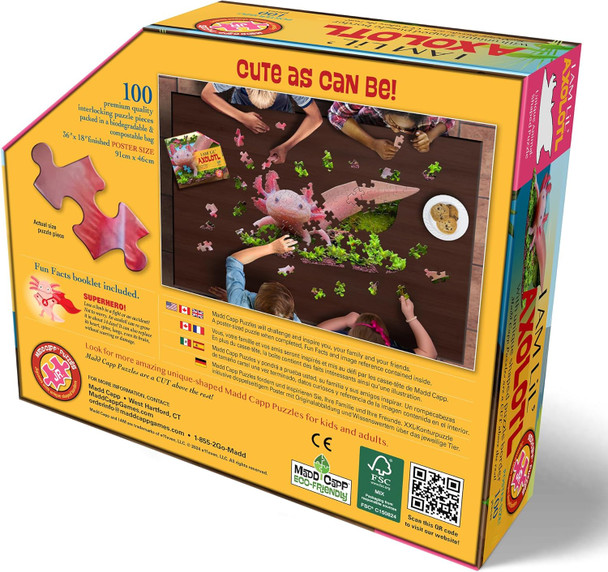 100-Piece Lil' Axolotl Jigsaw Puzzle