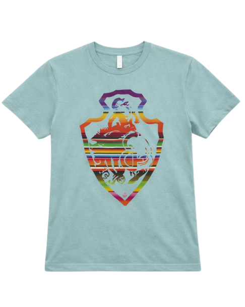 Blue Serape Arrowhead T-Shirt
