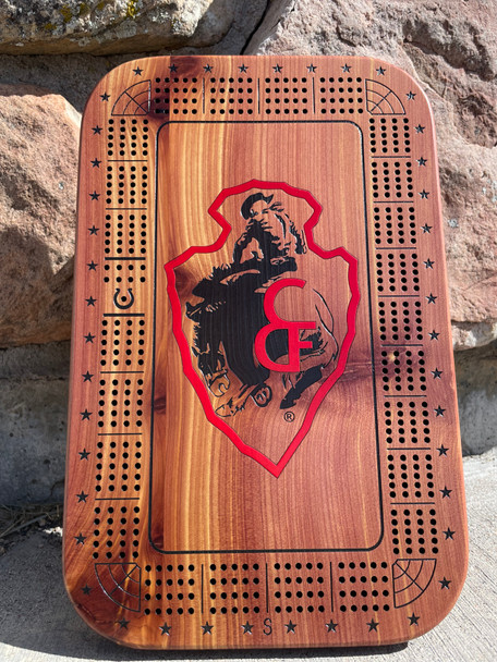 Arrowhead Cribbage Board