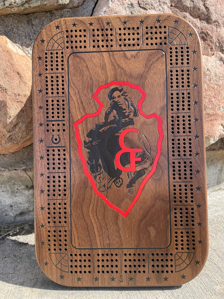 Arrowhead Cribbage Board