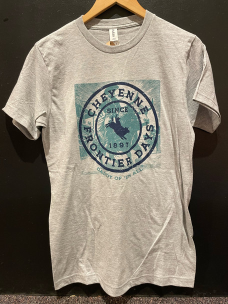 Gray Cheyenne Bull Rider T-Shirt