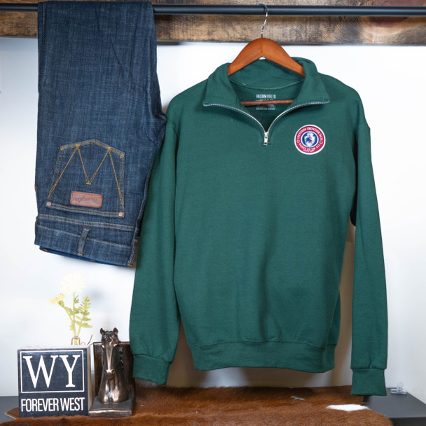 Green Arrowhead Quarter-Zip