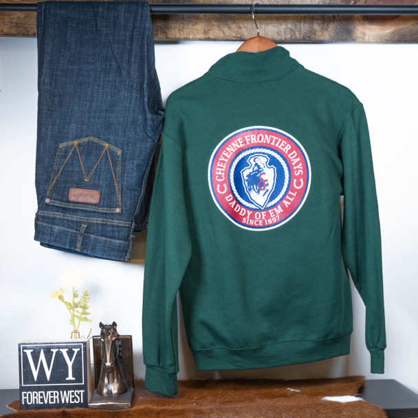 Green Arrowhead Quarter-Zip