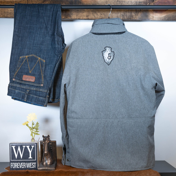 Heather Gray Arrowhead Brazos Jacket