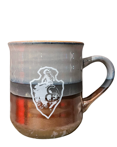 Blue Copper Bottom Arrowhead Mug