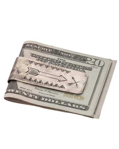 Arrow Stamped Money Clip