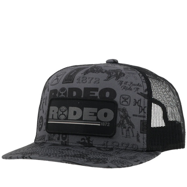 Black Rodeo Trucker Hat