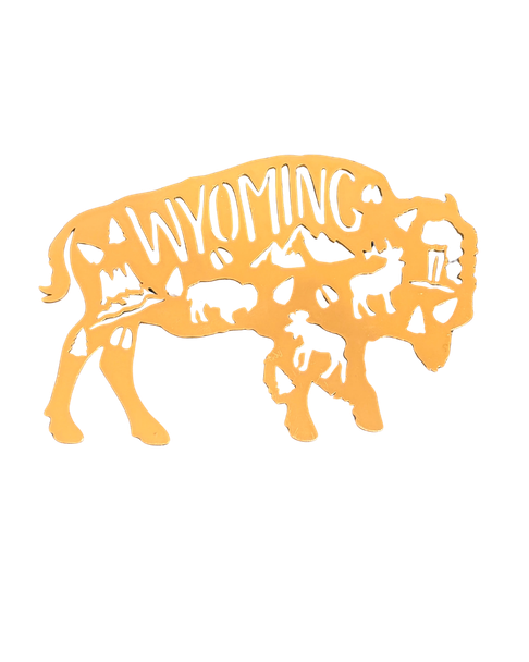 Wyoming Bison Magnet