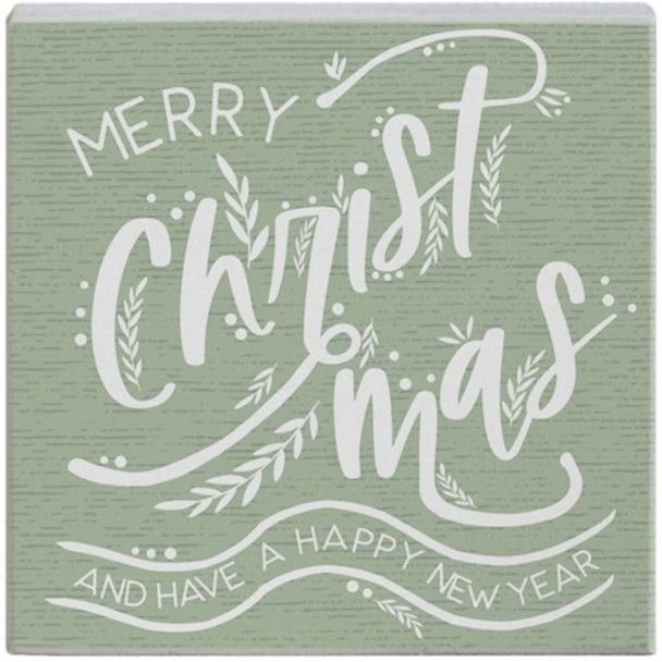 Green Merry Christmas Sign