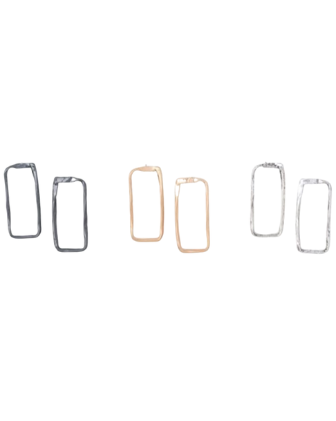 Modern Rectangle Earrings