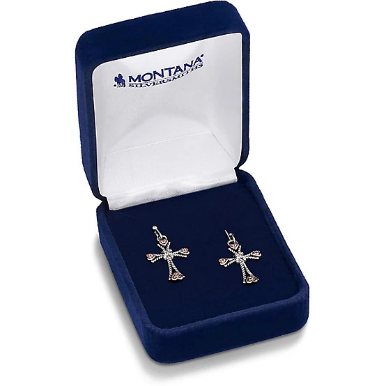 Faith in my Heart Cross Earrings