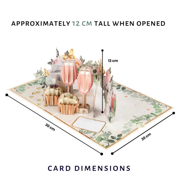 Celebrate Love Paper Pop Up Card