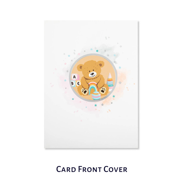New Baby Bear Paper Pop UP Card