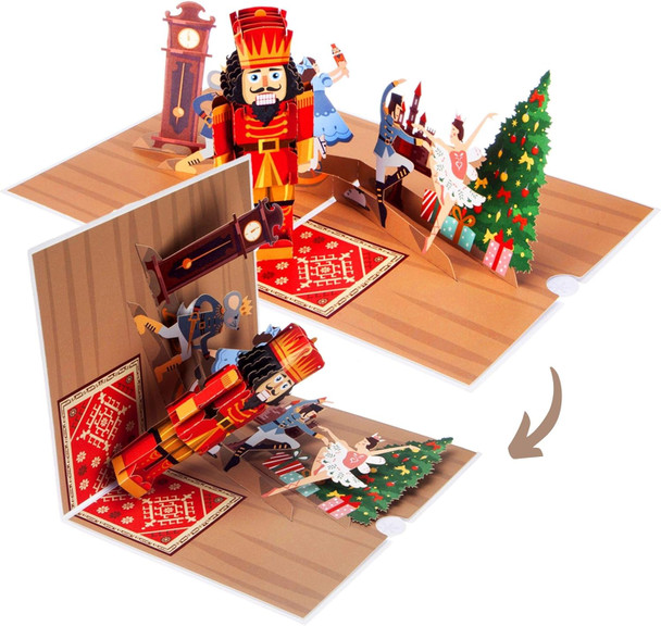 The Nutcracker Paper Pop Up Card