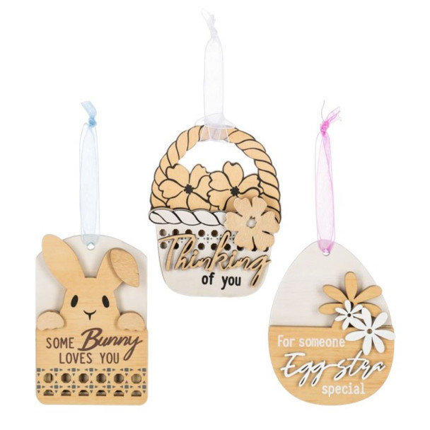 Easter Laser Cut Gift Card Holder Ornaments