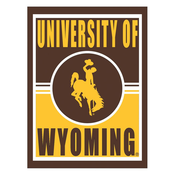 University of Wyoming Metal Wall Sign