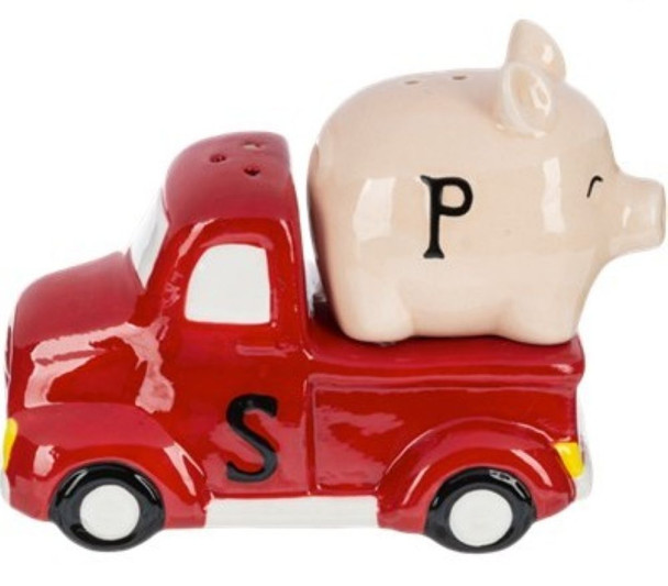 Pig & Truck Salt & Pepper Shakers