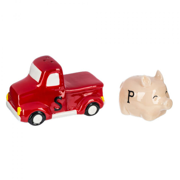 Pig & Truck Salt & Pepper Shakers