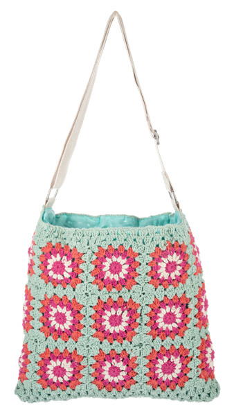 Crochet Square Tote Bag
